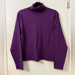 Babaton Purple Turtleneck Sweater
